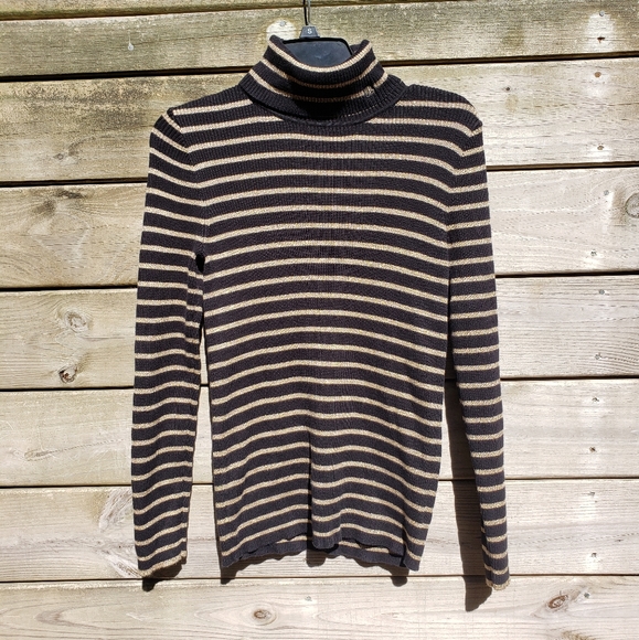 Ralph Lauren Sweaters - Ralph Lauren Black And Gold Sweater.